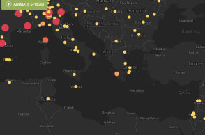 Η λίστα με τα 10 κράτη του πλανήτη που έχουν τα περισσότερα κρούσματα κορωνοϊού