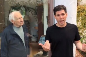 Mel and Max Brooks video on Twitter