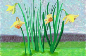 Το έργο "Do remember they can’t cancel the spring" του Ντέιβιντ ΧόκνεΪ