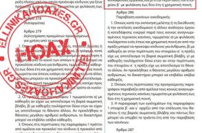 Ο νέος Ποινικός Κώδικας δεν προέβλεψε τον κορωνοϊό