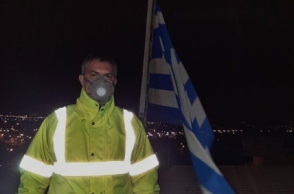 Μιχάλης Παΐδας,καθαριστής του δήμου Αγίας Παρασκευής