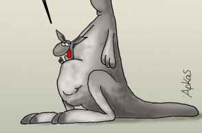 Κορωνοϊός: Το νέο σκίτσο του Αρκά για το #menoumespiti