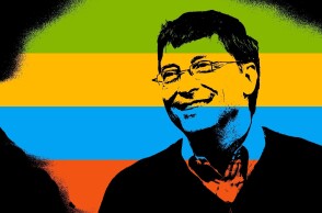 Εικονογράφηση του Bill Gates