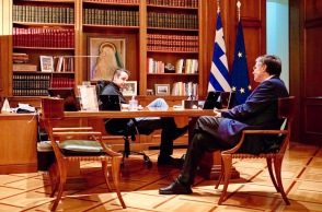 Κυριάκος Μητσοτάκης - Σωτήρης Τσιόδρας 