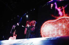 Στιγμιότυπο από συναυλία του George Michael στο ΟΑΚΑ