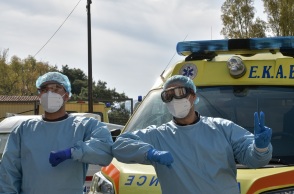 Νοσηλευτές του ΕΚΑΒ 