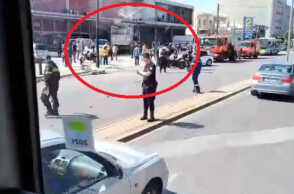 Τροχαίο ατύχημα στην οδό Πειραιώς 