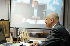 Ο Νίκος Δένδιας στην τηλεδιάσκεψη για την τριμερή Ελλάδας - Κύπρου - Ιορδανίας 