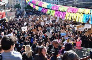 Σουηδία - Διαδηλώσεις για τη δολοφονία του Τζορτζ Φλόιντ 