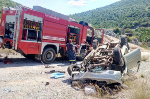 Βόλος: Δύο νεκροί σε τροχαίο - Το αυτοκίνητο έπεσε σε γκρεμό