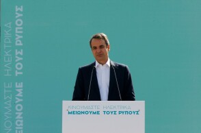 Ο πρωθυπουργός της Ελλάδας Κυριάκος Μητσοτάκης