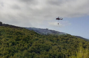 Καλύτερη η εικόνα για τη μεγάλη φωτιά στη Ζάκυνθο