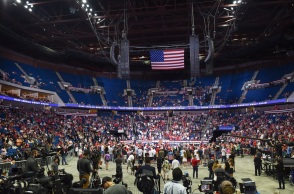 Η προεκλογική συγκέντρωση του Ντόναλντ Τραμπ