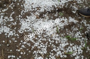 Χαλάζι στην Ξάνθη