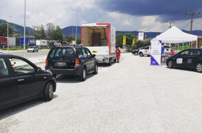 Στην Ξάνθη το πρώτο drive through testing για κορωνοϊό