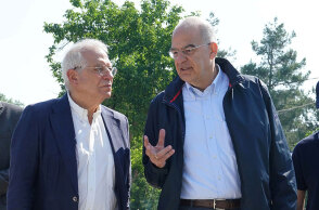 Επίσκεψη Μπορέλ - Δένδια στον Έβρο 