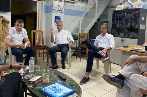 Ο Κώστας Μπακογιάννης στον Άγιο Παύλο στο Μεταξουργείο