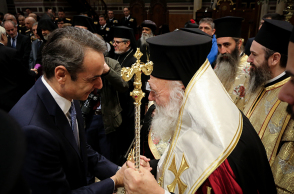 Κυριάκος Μητσοτάκης και Αρχιεπίσκοπος Ιερώνυμος