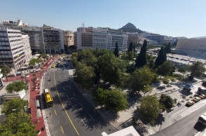 Μεγάλος Περίπατος της Αθήνας - Στιγμιότυπο από την πορεία των έργων στο Σύνταγμα