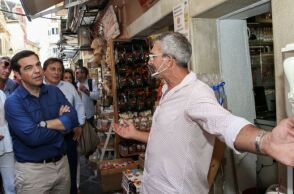 O Αλέξης Τσίπρας επισκέφθηκε σήμερα την Κέρκυρα 