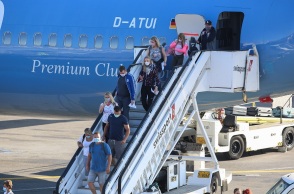 Η πρώτη πτήση με τουρίστες στην Κρήτη