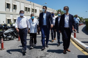 ΕΠΙΣΚΕΨΗ ΚΙΚΙΛΙΑ ΣΤΟ ΠΑΝΕΠΙΣΤΗΜΙΑΚΟ ΓΕΝΙΚΟ ΝΟΣΟΚΟΜΕΙΟ ΗΡΑΚΛΕΙΟΥ