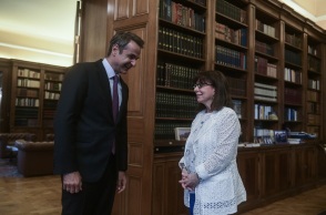 Κυριάκος Μητσοτάκης - Κατερίνα Σακελλαροπούλου