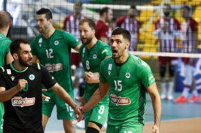 O Παναθηναϊκός επέστρεψε στην κορυφή του βόλεϊ ανδρών επικρατώντας με 2-0 νίκες επί του Ολυμπιακού στη σειρά των τελικών