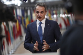 Για τις εξελίξεις στην Ανατολική Μεσόγειο, το Ταμείο Ανάκαμψης και το Πολυετές Δημοσιονομικό Πλαίσιο συζήτησαν οι κ.κ. Μητσοτάκης και Μακρόν στις Βρυξέλλες