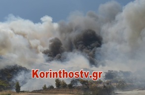 Φωτιά στις Κεχριές 