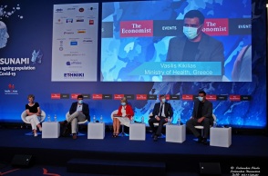 Βασίλης Κικίλιας στο συνέρδριο του Economist