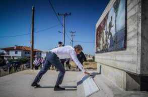 Κυριάκος Μητσοτάκης στο Μάτι 