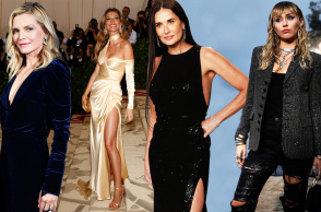 Από αριστερά, Michelle Pfeiffer ©EPA/ETTORE FERRARI, Gisele Bundchen ©EPA/JUSTIN LANE, Demi Moore ©EPA/RINGO CHIU, Miley Cyrus ©EPA/ETIENNE LAURENT