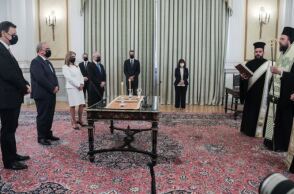 Η πρόσφατη ορκωμοσία στο Προεδρικό Μέγαρο