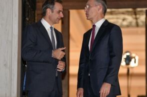 Κυριάκος Μητσοτάκης και Γενς Στόλτενμπεργκ