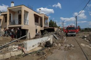 Πλημμύρες στην Εύβοια