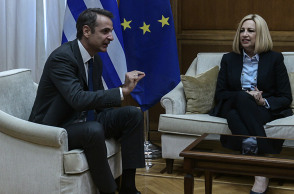 ΣΥΝΑΝΤΗΣΗ ΤΟΥ ΠΡΩΘΥΠΟΥΡΓΟΥ ΚΥΡ. ΜΗΤΣΟΤΑΚΗ ΜΕ ΤΗΝ ΠΡΟΕΔΡΟ ΤΟΥ ΚΙΝ.ΑΛ. Φ ΓΕΝΝΗΜΑΤΑ