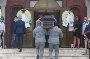 Κηδεία Ντίνου Χριστιανόπουλου