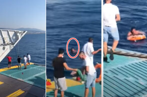 Αντίρριο: Λουόμενος παρασύρθηκε στο Αντίρριο και τον έσωσε ferry boat