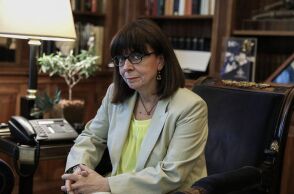 Η Πρόεδρος της Δημοκρατίας Αικατερίνη Σακελλαροπούλου 