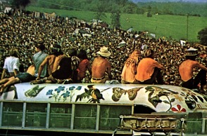 Στιγμιότυπο από το φεστιβάλ του Woodstock το 1969
