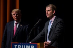 Ο Έρικ Τραμπ με τον πατέρα του, Ντόναλντ Τραμπ