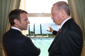 Εμανουέλ Μακρόν- Ρετζέπ Ταγίπ Ερντογάν 