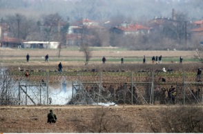 Ο συνοριακός φράκτης στον Έβρο