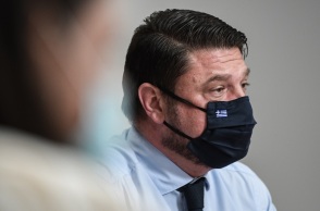 Ο υφυπουργός Πολιτικής Προστασίας, Νίκος Χαρδαλιάς