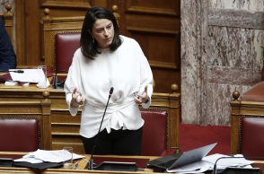 Η υπουργός Παιδείας, Νίκη Κεραμέως