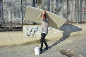 Εικόνα από τη Μόρια σήμερα