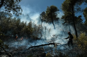 Φωτιά στη Νέα Μάκρη