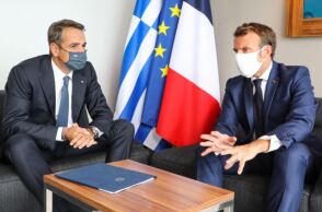 Kυριάκος Μητσοτάκης - Εμανουέλ Μακρόν 