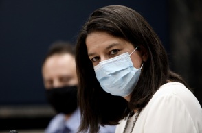 Η υπουργός Παιδείας, Νίκη Κεραμέως